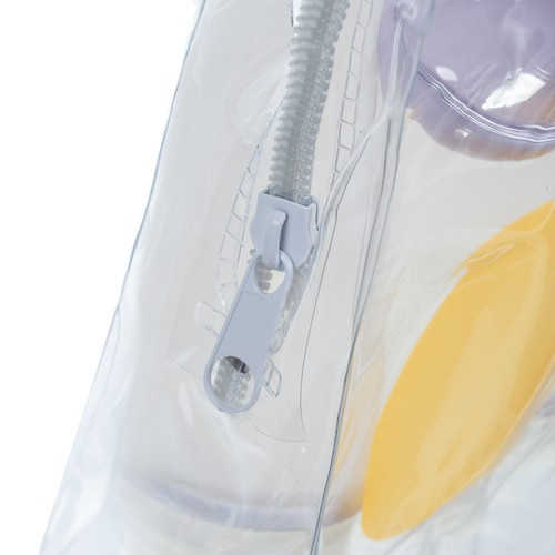 Kozmetikai utazó készlet, átlátszó - 10db