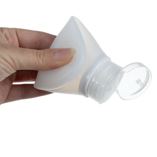 Kozmetikai utazó készlet, átlátszó - 10db