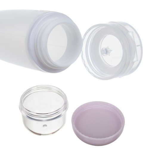 Kozmetikai utazó készlet, átlátszó - 10db