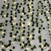 Műborostyán 12x2,1m LED fényfüzérrel