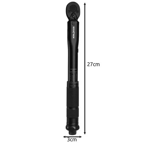 Bigstren nyomatékkulcs 1/4"-os fejjel és tokkal, 2-24Nm