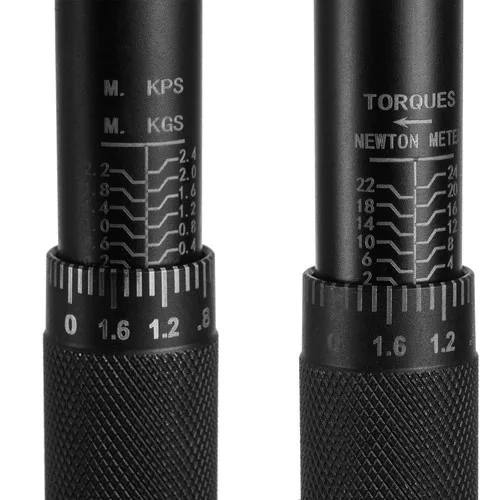 Bigstren nyomatékkulcs 1/4"-os fejjel és tokkal, 2-24Nm