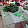Karácsonyi evőeszköztartó - zöld
