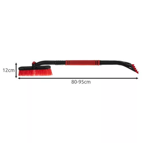 Teleszkópos jégkaparó seprűvel - 95cm