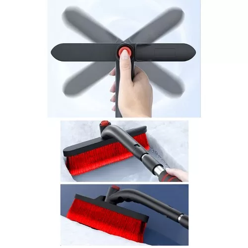 Teleszkópos jégkaparó seprűvel - 95cm
