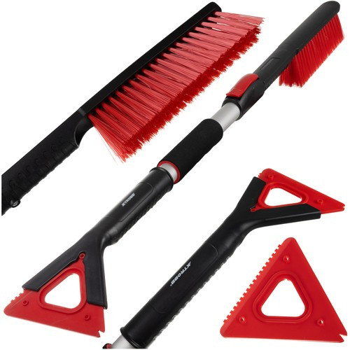Teleszkópos jégkaparó seprűvel - 103cm