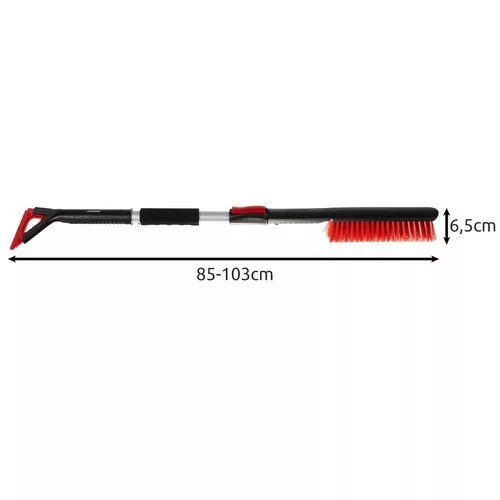 Teleszkópos jégkaparó seprűvel - 103cm