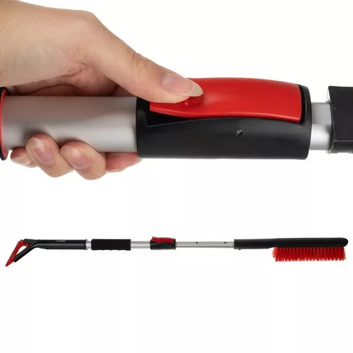 Teleszkópos jégkaparó seprűvel - 103cm