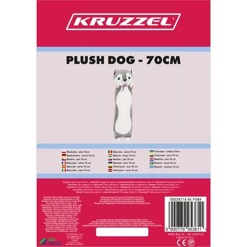 Hosszú plüss kutya - 70cm