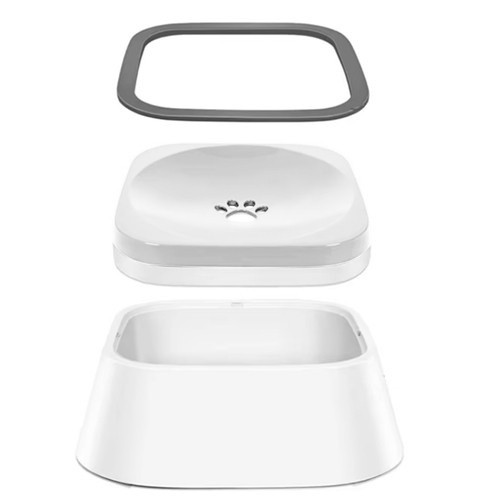 Ivás lassító kisállat tál összecsukható szilikon tállal