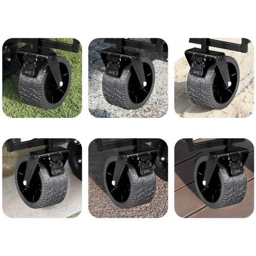 Összecsukható kézikocsi - fekete