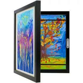 Rajztartó képkeret 33x24x3cm - fekete