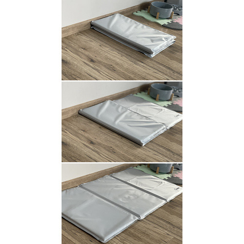 Kisállat zselés hűtőszőnyeg 90x50x1,5cm - szürke