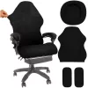 Gamer és irodai székhuzat készlet, fekete - 4db