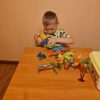 Dinoszaurusz építőkészlet csavarhúzóval