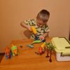 Dinoszaurusz építőkészlet csavarhúzóval