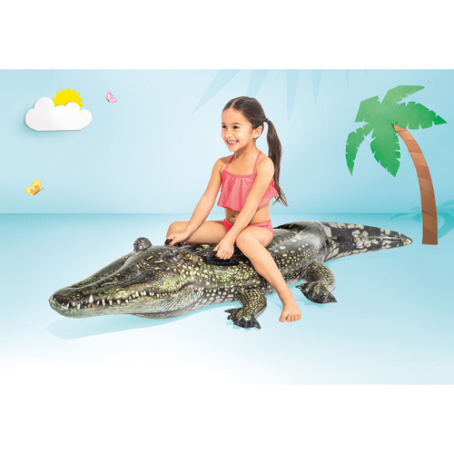 INTEX felfújható krokodil gyerekmatrac - 170x86cm