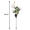 Napelemes színes LED rózsa lámpa - 80cm