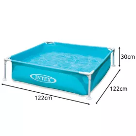 INTEX 57173 fémvázas gyerekmedence - 122x122x30cm