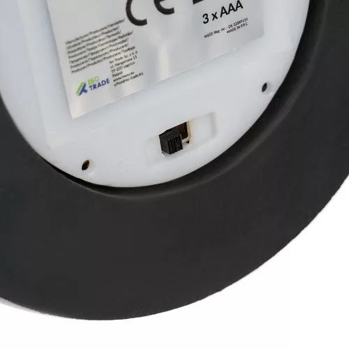 Örökrózsa burában meleg fehér LED fénnyel - 21x11cm
