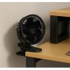 Akkumulátoros csiptetős ventilátor - fekete