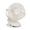 Akkumulátoros csiptetős ventilátor - fehér
