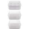 3 szintes építőkészlet tároló doboz, 22l - 22,5x30,5x32,4cm