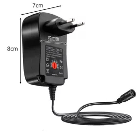 Univerzális adapter 6 csatlakozóval - 30W