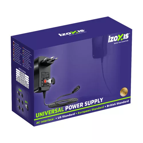 Univerzális adapter 6 csatlakozóval - 30W
