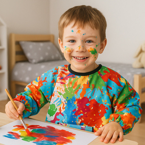 Gyerek festőkötény 4-6 évesig - 60x45cm