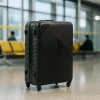 3 darabos bőrönd készlet, 39l/70l/99l - fekete