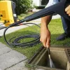 Csőtisztító tömlő magasnyomású mosókhoz 4 adapterrel - 20m