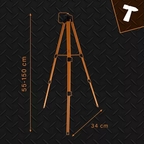 Tripod keresztlézerekhez - 55-150x34cm