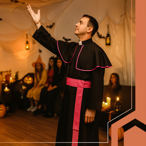 Felnőtt püspök jelmez - XL/XXL