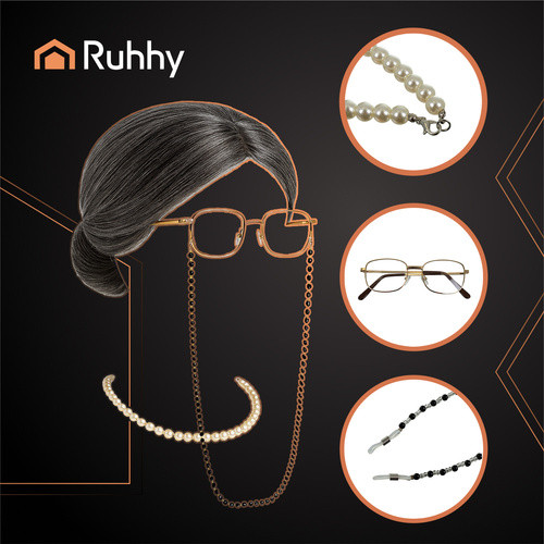 5 részes nagymama jelmez készlet