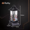 Karácsonyi LED lámpás, ezüstszínű - 12,5x5,3x5,3cm