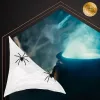 Dekorációs műpókháló 2 pókkal