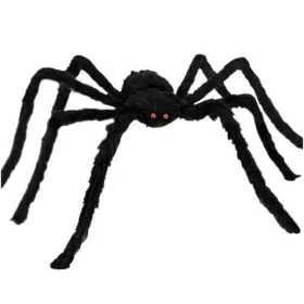 Nagy dekorációs pók, fekete - 50cm