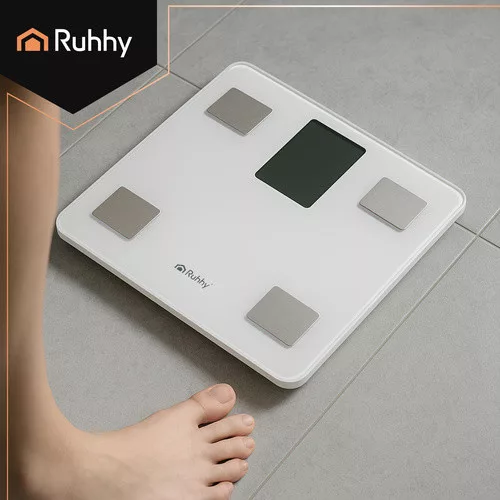 Okos személymérleg, fehér - 226kg