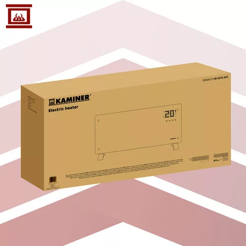 Elektromos radiátor WiFi-vel és távirányítóval fehér, 85x41cm - 2500W