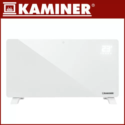 Elektromos radiátor WiFi-vel és távirányítóval fehér, 85x41cm - 2500W