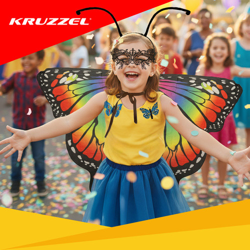 Gyerek pillangó jelmez - 5db