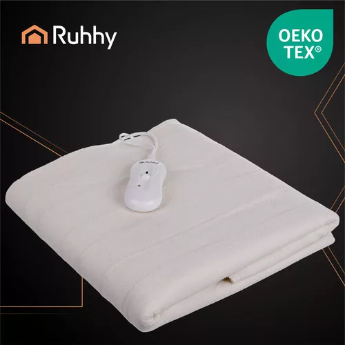 Ruhhy elektromos takaró, 190x80cm - fehér