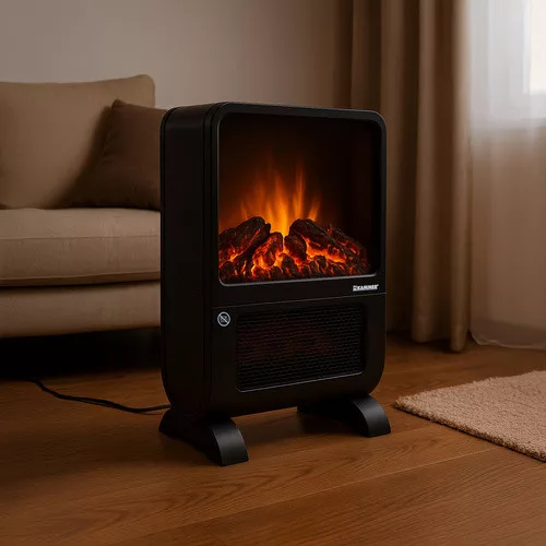 Kaminer Blazeo elektromos fűtőtest LED tűzhatással és távirányítóval - 2000W