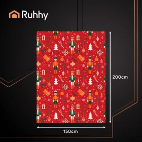 Ruhhy karácsonyi takaró, 150x200cm - piros