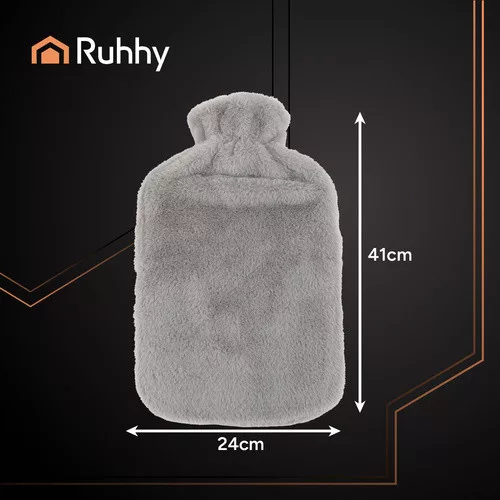 Ruhhy melegvizes palack plüss borítással - 3,5l