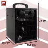 Kaminer elektromos fűtőtest, 32x21,5x19cm - 3000W