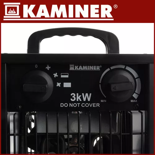 Kaminer elektromos fűtőtest, 32x21,5x19cm - 3000W