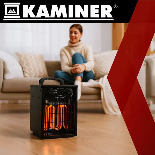 Kaminer elektromos fűtőtest, 32x21,5x19cm - 3000W