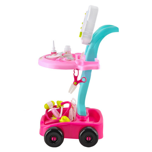 Játék orvos készlet kocsival - 18db